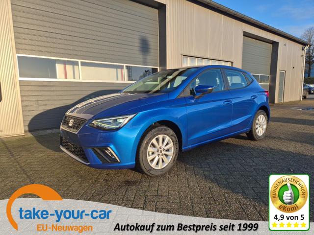 Seat Ibiza - 1.0 TSI 95PS Style Edition Voll-LED Virtual Cockpit Sitzheizung Klimaautomatik Touchscreen DAB+ wireless Apple CarPlay + Android Auto PDC Rückf.Kamera 15-LM Vorlauffahrzeug