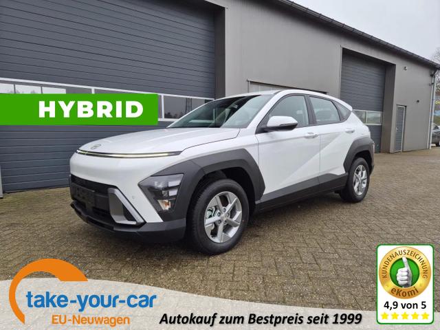 Hyundai KONA - 1.6 GDI 129PS Hybrid Automatik Select MY2025 Voll-LED Klimaautomatik Navi Rückf.Kamera PDC v+h 12,3"-Touchscreen DAB+ Apple CarPlay Android Auto Tempomat 16-LM Vorlauffahrzeug