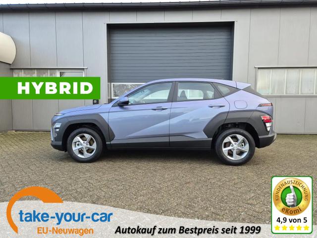 Hyundai KONA - 1.6 GDI 129PS Hybrid Automatik Select MY2025 Voll-LED Klimaautomatik Navi Rückf.Kamera PDC v+h 12,3"-Touchscreen DAB+ Apple CarPlay Android Auto Tempomat 16-LM Vorlauffahrzeug