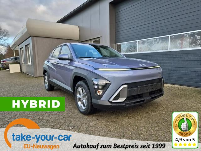 Hyundai KONA - 1.6 GDI 129PS Hybrid Automatik Select MY2025 Voll-LED Klimaautomatik Navi Rückf.Kamera PDC v+h 12,3"-Touchscreen DAB+ Apple CarPlay Android Auto Tempomat 16-LM Vorlauffahrzeug