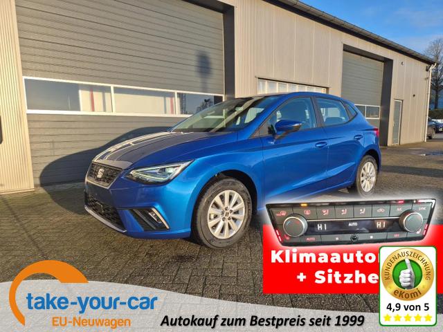 Seat Ibiza - 1.0 TSI 95PS Style Edition Voll-LED Virtual Cockpit Sitzheizung Klimaautomatik Touchscreen DAB+ wireless Apple CarPlay + Android Auto PDC Rückf.Kamera 15-LM Vorlauffahrzeug