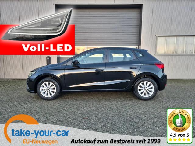 Seat Ibiza - 1.0 TSI 95PS Style Edition Voll-LED Virtual Cockpit Sitzheizung Klimaautomatik Touchscreen DAB+ wireless Apple CarPlay + Android Auto PDC Rückf.Kamera 15-LM Vorlauffahrzeug