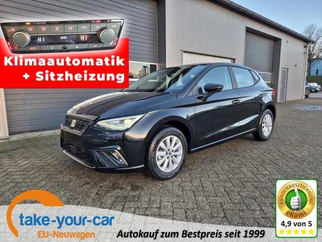 Seat Ibiza - 1.0 TSI 95PS Style Edition Voll-LED Virtual Cockpit Sitzheizung Klimaautomatik Touchscreen DAB+ wireless Apple CarPlay + Android Auto PDC Rückf.Kamera 15-LM Vorlauffahrzeug