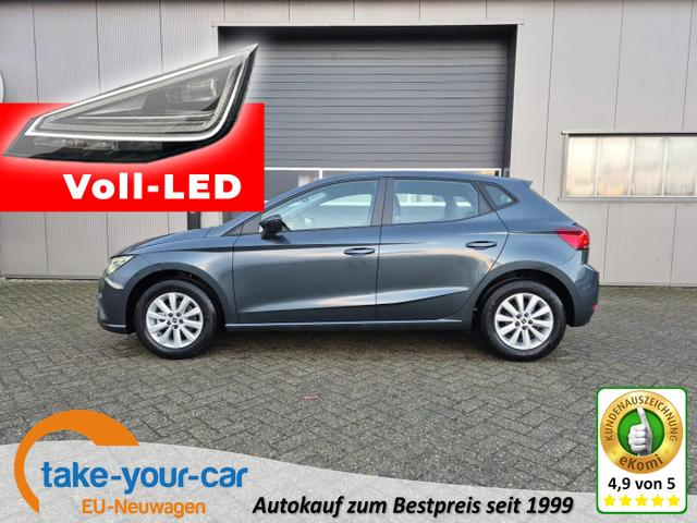 Seat Ibiza - 1.0 TSI 95PS Style Edition Voll-LED Virtual Cockpit Sitzheizung Klimaautomatik Touchscreen DAB+ wireless Apple CarPlay + Android Auto PDC Rückf.Kamera 15-LM Vorlauffahrzeug