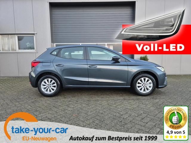 Seat Ibiza - 1.0 TSI 95PS Style Edition Voll-LED Virtual Cockpit Sitzheizung Klimaautomatik Touchscreen DAB+ wireless Apple CarPlay + Android Auto PDC Rückf.Kamera 15-LM Vorlauffahrzeug