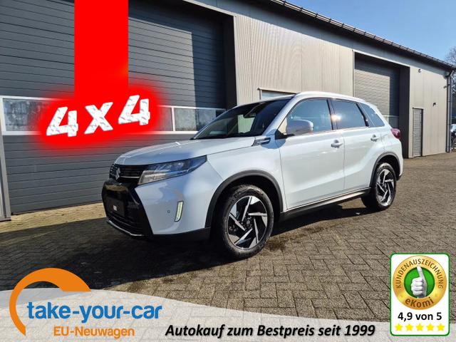 Suzuki Vitara - 1.4 Boosterjet 129PS ALLGRIP 4x4 HYBRID Comfort+ Allrad Teilleder mit Alcantara Navi Klimaautomatik Sitzheizung ACC PDC v+h Rückf.Kamera Suzuki-Radio Apple CarPlay Android Auto Touchscreen 2xKeyless 17-LM Vorlauffahrzeug