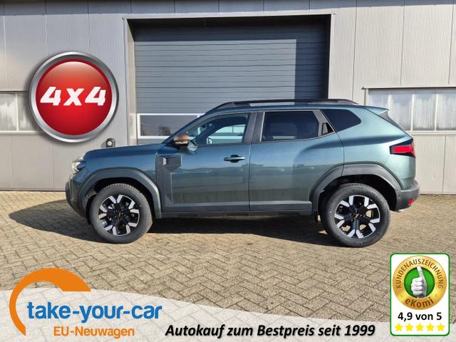 Dacia Duster - 1.2 TCe 130PS 4x4 Extreme Lenkradheizung Sitzheizung Klimaautomatik 4x Kamera Teil-Leder City-Paket Bluetooth Apple Carplay Android Auto PDC v+h 2xKeyless 17-LM Ganzj.Reifen Vorlauffahrzeug