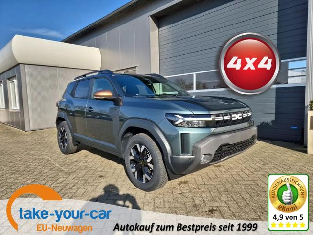 Dacia Duster - 1.2 TCe 130PS 4x4 Extreme Lenkradheizung Sitzheizung Klimaautomatik 4x Kamera Teil-Leder City-Paket Bluetooth Apple Carplay Android Auto PDC v+h 2xKeyless 17-LM Ganzj.Reifen Vorlauffahrzeug