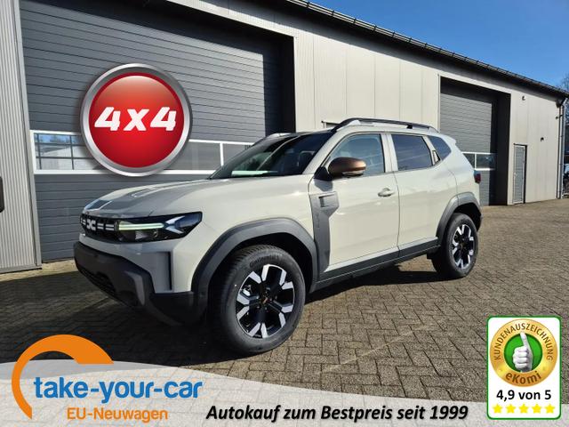 Dacia Duster - 1.2 TCe 130PS 4x4 Extreme Lenkradheizung Sitzheizung Klimaautomatik 4x Kamera Teil-Leder City-Paket Bluetooth Apple Carplay Android Auto PDC v+h 2xKeyless 17-LM Ganzj.Reifen Vorlauffahrzeug