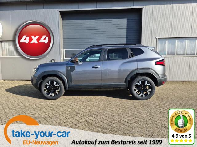 Dacia Duster - 1.2 TCe 130PS 4x4 Extreme Lenkradheizung Sitzheizung Klimaautomatik 4x Kamera Teil-Leder City-Paket Bluetooth Apple Carplay Android Auto PDC v+h 2xKeyless 17-LM Ganzj.Reifen Vorlauffahrzeug