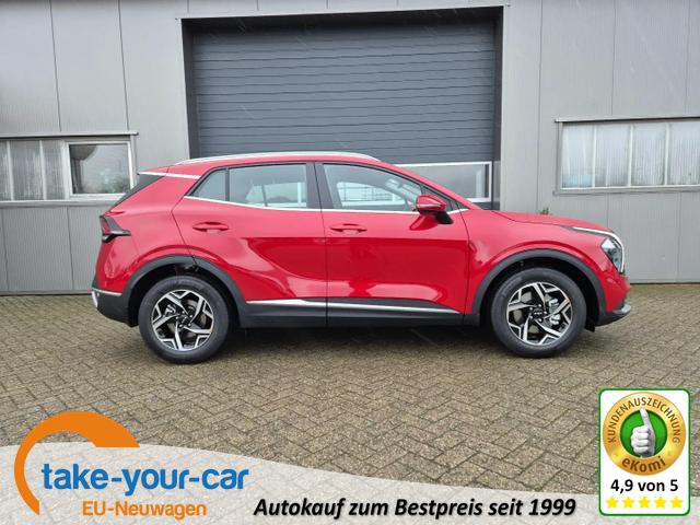 Kia Sportage - 1.6 T-GDi MHEV 160PS Automatik Vision Sitzheizung Lenkradheizung Klimaautomatik Navi Bluetooth Touchscreen Apple CarPlay Android Auto PDC v+h Rückf.Kamera Tempomat 17"LM Vorlauffahrzeug