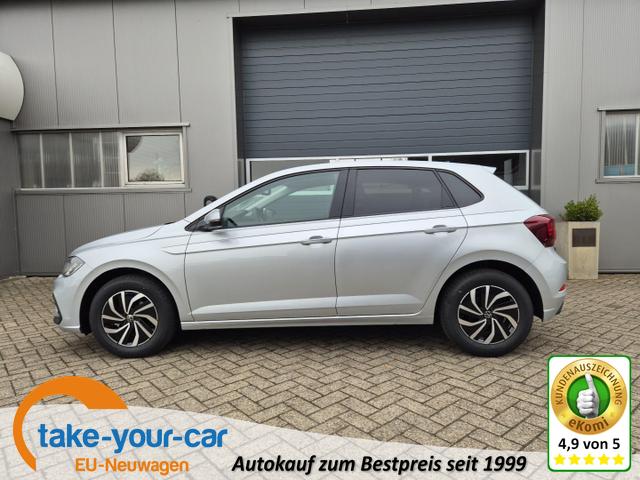 Volkswagen Polo - Life 1.0 TSI 95PS Rückf.Kamera Sitzheizung Digital Cockpit Klima PDC abgd.Scheiben Bluetooth Apple Car Play Android Auto 15-LM Vorlauffahrzeug