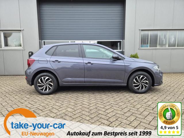 Volkswagen Polo - Life 1.0 TSI 95PS Rückf.Kamera Sitzheizung Digital Cockpit Klima PDC abgd.Scheiben Bluetooth Apple Car Play Android Auto 15-LM Vorlauffahrzeug