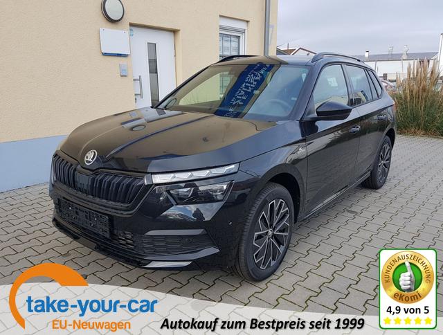 Skoda Kamiq - Monte Carlo 5J. Garantie AHK Elektr. Heckklappe Variabl. Ladeboden Klimaauto Virt.Cockpit Matrix Kessy PDC v+h Vorlauffahrzeug