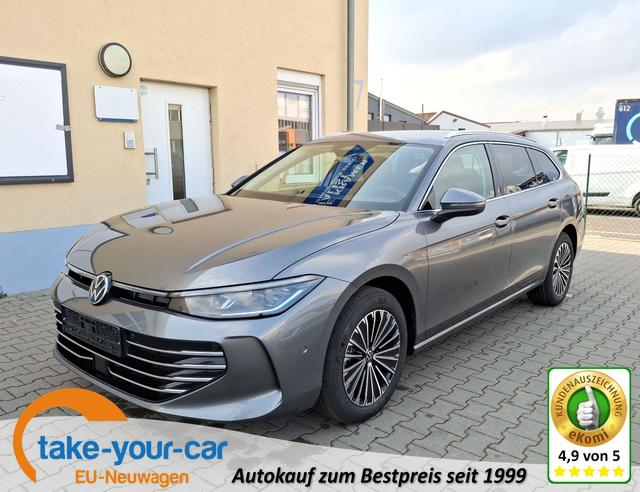 Volkswagen Passat Variant - Elegance ***NEUES MODELL 2024*** AHK Klimaauto. IQ.Light Vorlauffahrzeug