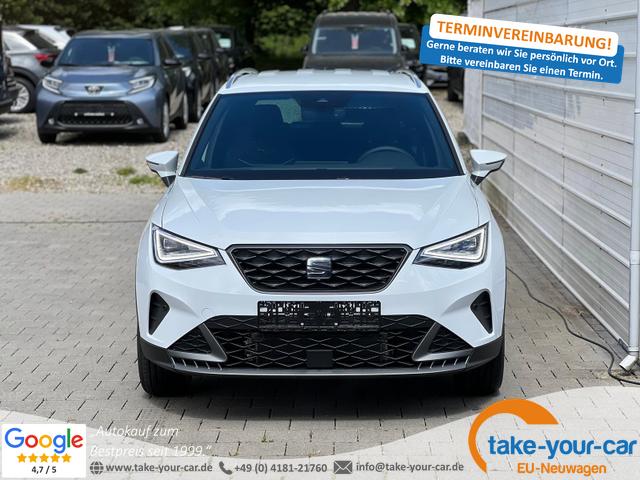 Seat Arona - FR Edition 1.0 TSI DSG AHK*NAVI*SHZ*ACC*Kamera*Klimaauto*Keyless*17" Vorlauffahrzeug