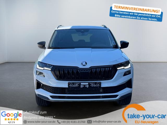 Skoda Karoq - 2,0 TSI 4x4 DSG Sportline 2ZKli AHK ACC SHT PDC Kam 5JG Vorlauffahrzeug