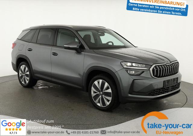 Skoda Kodiaq - 2.0 TDI 142kW 4x4 Selection DSG Selection, 7-Sitzer, Pano, AHK, AreaView, Navi, 19-Zoll Vorlauffahrzeug