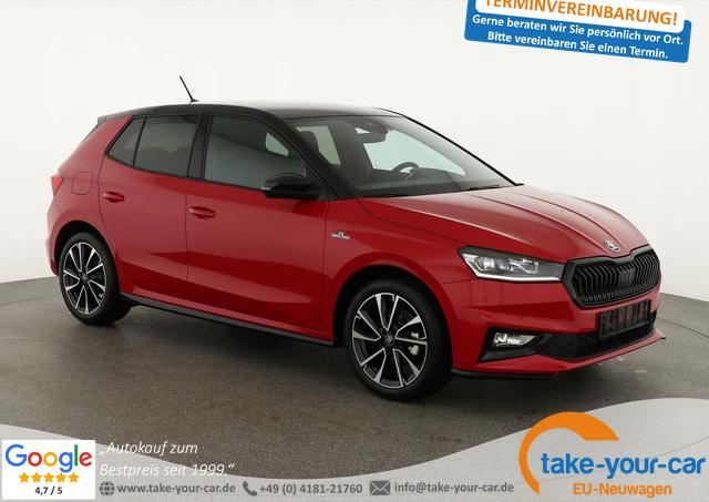 Skoda Fabia - Monte Carlo 1.0 TSI Carlo, Kamera, 17-Zoll, Sitzheizung, 5-J Garantie Vorlauffahrzeug