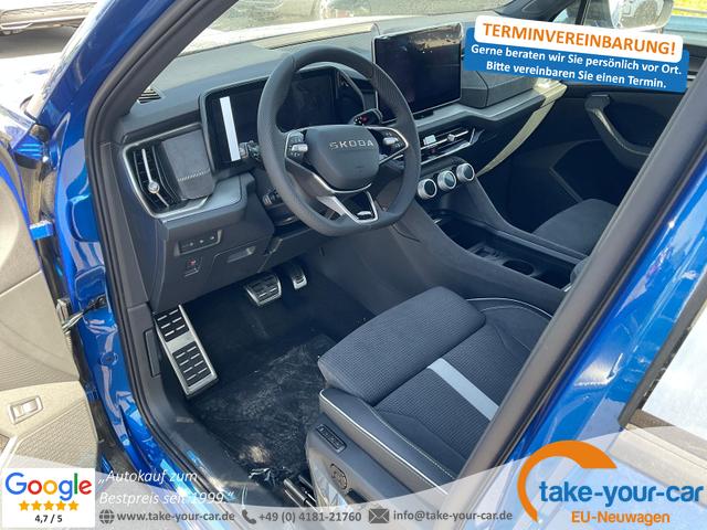 Skoda Kodiaq - 2.0 TDI 142kW 4x4 Sportline DSG Sportline, 7-Sitzer, Pano, 20-Zoll, AHK, Navi, Matrix Vorlauffahrzeug