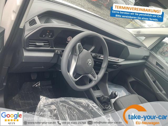 Volkswagen Caddy Cargo - Basis 2.0 TDI, AHK, Tempomat, AppConnect, Heckklappe Vorlauffahrzeug