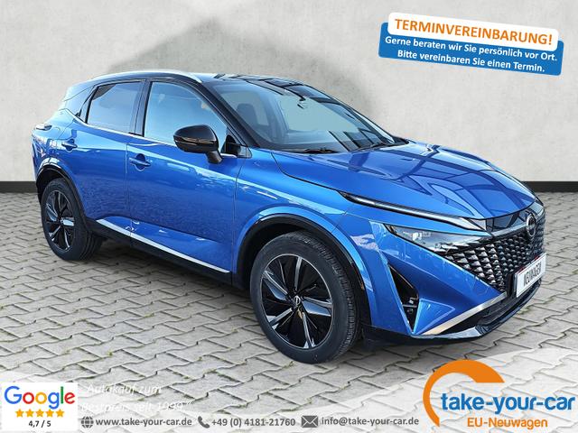 Nissan Qashqai - Tekna 1.3 DIG-T X-Tronic nMod. HUD Pano Vorlauffahrzeug