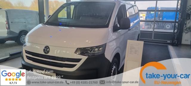 Volkswagen T7 Kastenwagen - Kurzer Radstand 2.0 TDI SCR 81 kW 6-Gang, Klimaanlage, Seitenverkleidung hoch, Holzbodenbelag, Heckflügeltüren, 3 Sitze, Vorlauffahrzeug