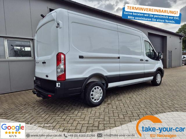 Ford Transit - L3H2 2.0 TDCi 130PS Trend 3,5t 3-Sitzer AHK Klima Navi Bluetooth DAB Frontscheibe beheizb. PDC v+h Rückf.Kamera Tempomat Vorlauffahrzeug