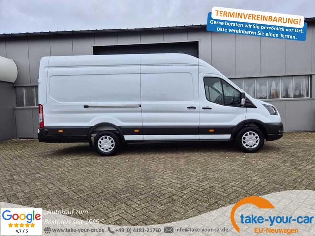 Ford Transit - 350 L4H3 2.0 EcoBlue 130PS Trend Heckantrieb 3,5t 2-Sitzer AHK Sitzheizung Frontscheibe beheizb. Klimaautomatik Navi PDC v+h Bluetooth DAB Apple CarPlay Android Auto Tempomat Ganzj.Reifen Vorlauffahrzeug