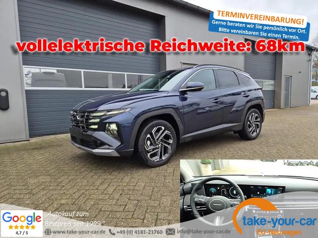 Hyundai TUCSON - Trend 1.6 T-GDI 252PS Automatik PHEV FACELIFT MY2025 Krell-Sound elektr. Heckklappe Teil-Leder Sitzheizung Lenkradheizung ACC Klimaautomatik Navi 12,3"-Touchscreen DAB+ wireless Apple CarPlay + Android Auto PDC v+h Rückf.Kamera 2xKeyless 19-LM Vorlauffahrzeug