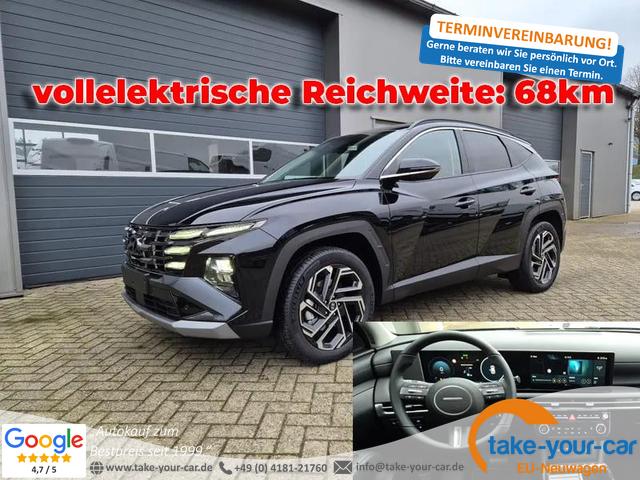 Hyundai TUCSON - Trend 1.6 T-GDI 252PS Automatik PHEV FACELIFT MY2025 Sitzheizung ACC Klimaautomatik Navi 12,3"-Touchscreen DAB+ wireless Apple CarPlay + Android Auto PDC v+h Rückf.Kamera 2xKeyless 19-LM Vorlauffahrzeug