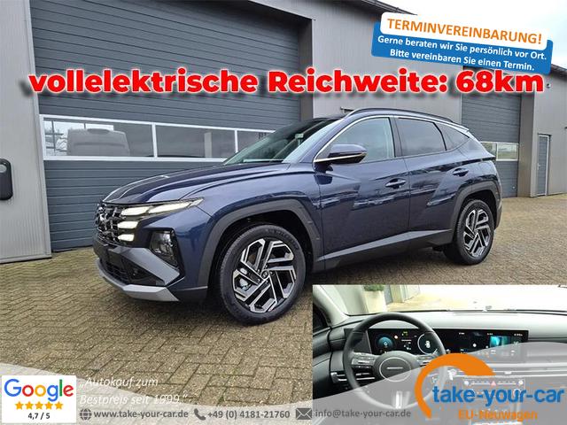 Hyundai TUCSON - Trend 1.6 T-GDI 252PS Automatik PHEV FACELIFT MY2025 Sitzheizung ACC Klimaautomatik Navi 12,3"-Touchscreen DAB+ wireless Apple CarPlay + Android Auto PDC v+h Rückf.Kamera 2xKeyless 19-LM Vorlauffahrzeug