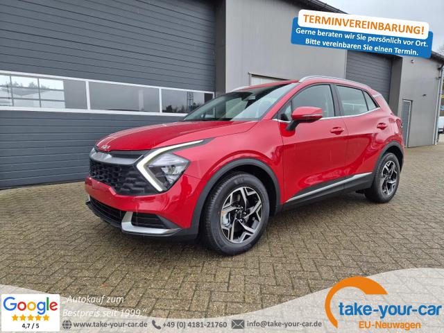 Kia Sportage - Vision 1.6 T-GDi MHEV 160PS Automatik Sitzheizung Lenkradheizung Klimaautomatik Navi Bluetooth Touchscreen Apple CarPlay Android Auto PDC v+h Rückf.Kamera Tempomat 17"LM Vorlauffahrzeug