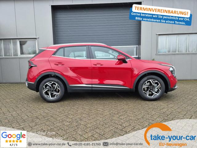 Kia Sportage - Vision 1.6 T-GDi MHEV 160PS Automatik Sitzheizung Lenkradheizung Klimaautomatik Navi Bluetooth Touchscreen Apple CarPlay Android Auto PDC v+h Rückf.Kamera Tempomat 17"LM Vorlauffahrzeug