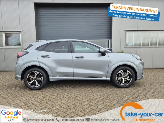Ford Puma - ST-Line 1.0 EcoBoost Hybrid 125PS Klimaautomatik Ford-Navi SYNC4 Touchscreen Bluetooth Apple CarPlay Android Auto DAB+ PDC Rückf.Kamera 17-LM Vorlauffahrzeug
