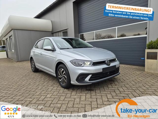 Volkswagen Polo - Life 1.0 TSI 95PS Rückf.Kamera Sitzheizung Digital Cockpit Klima PDC abgd.Scheiben Bluetooth Apple Car Play Android Auto 15-LM Vorlauffahrzeug