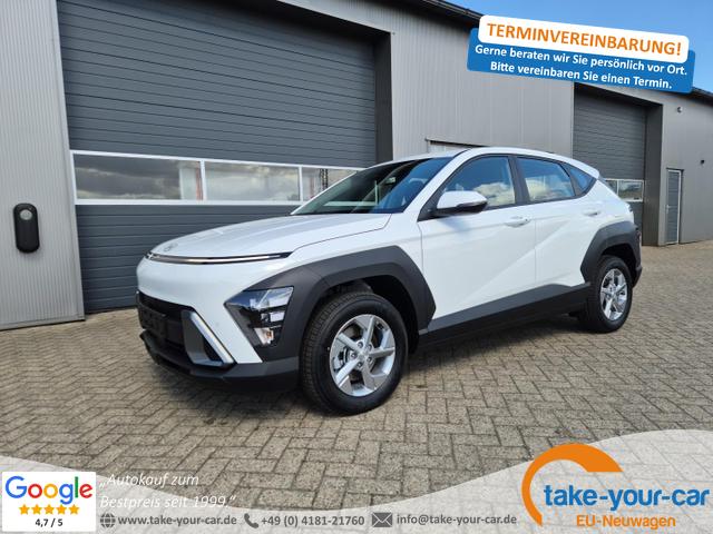 Hyundai KONA - Select 1.6 GDI 129PS Hybrid Automatik MY2025 Voll-LED Klimaautomatik Navi Rückf.Kamera PDC v+h 12,3"-Touchscreen DAB+ Apple CarPlay Android Auto Tempomat 16-LM Vorlauffahrzeug