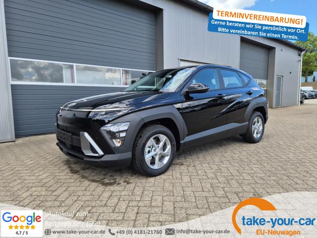 Hyundai KONA - Select 1.6 GDI 129PS Hybrid Automatik MY2025 Voll-LED Klimaautomatik Navi Rückf.Kamera PDC v+h 12,3"-Touchscreen DAB+ Apple CarPlay Android Auto Tempomat 16-LM Vorlauffahrzeug