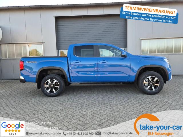Volkswagen Amarok - Style DoKa 3.0 TDI 240PS 4x4 Automatik Laderaumabdeckung Navi Lenkradheizung Frontscheibe beheizb. Sitzheizung AHK Rückf.Kamera ACC Klimaautomatik PDC v+h Apple Carplay Android Auto 2xKeyless 18"LM Vorlauffahrzeug