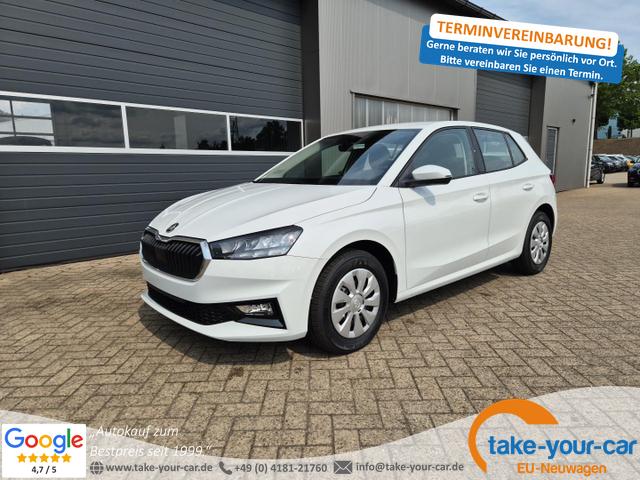 Skoda Fabia - 1.0 TSI 115PS Selection 5-türig Sitzheizung Parksensoren Multifunktionslenkrad Klima Skoda-Radio Bluetooth Touchscreen Tempomat Nebelsch. wireless Apple CarPlay + Android Auto Vorlauffahrzeug