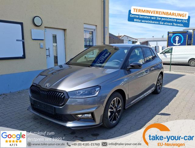 Skoda Fabia - Monte Carlo 5J. Garantie Klimaauto 16 Zoll LM Bi-LED Kamera Kessy Vorlauffahrzeug