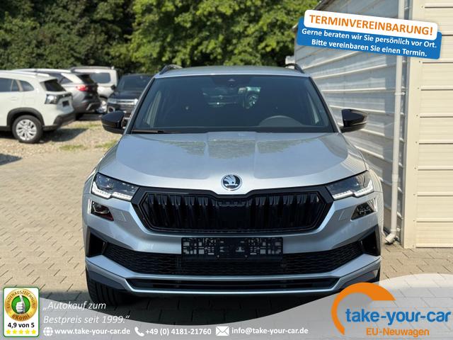 Skoda Karoq - Sportline 2.0 TSI DSG 4x4 *AHK*19Zoll Vorlauffahrzeug