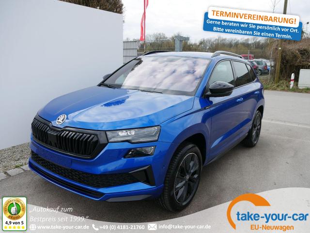 Skoda Karoq - Sportline 2,0 TDI DSG 4x4 *GARANTIE*AHK*NAVI*MATRIX-LED*ACC*KAMERA*PDC*SHZ* Vorlauffahrzeug