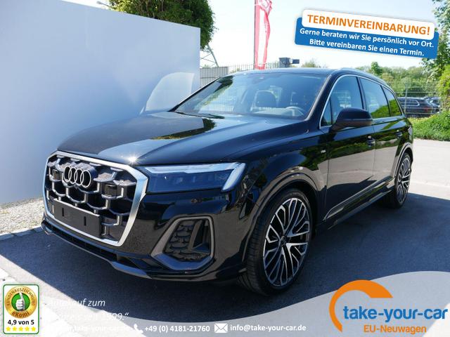 Audi Q7 - S line 50 TDI*4X4*AHK*LED*7-SITZE*22 ZOLL*PANO*KAMERA*LRH*NAVI*LUFTFEDERUNG* Vorlauffahrzeug