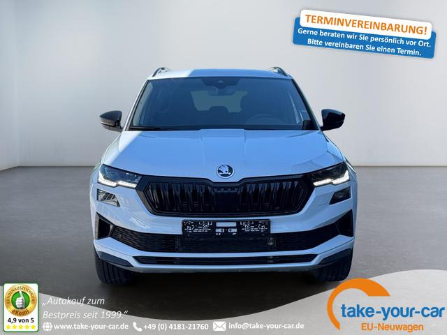 Skoda Karoq - 2,0 TSI 4x4 DSG Sportline 2ZKli AHK ACC SHT PDC Kam 5JG Vorlauffahrzeug