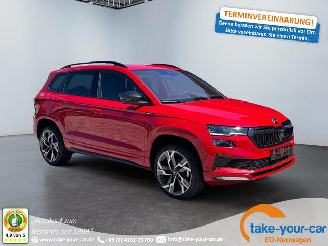 Skoda Karoq - 1,5 TSI DSG Sportline 2ZKli ACC Cant 4xSHZ PDC Kam 5JG Vorlauffahrzeug
