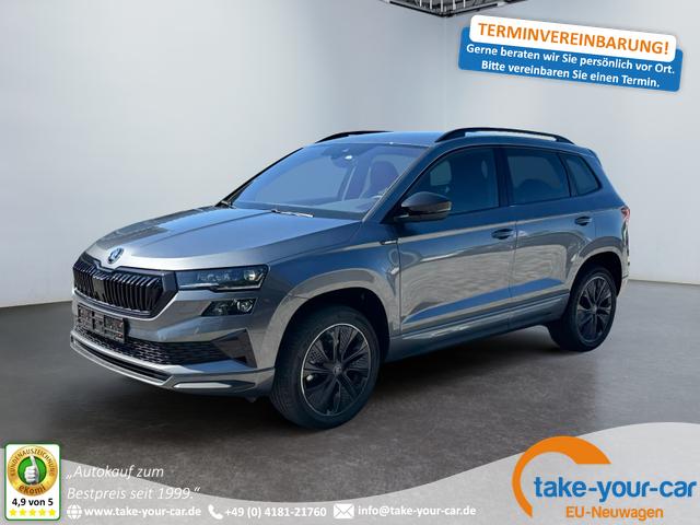Skoda Karoq - 1,5 TSI DSG Sportline 2ZKli ACC Cant 4xSHZ PDC Kam 5JG Vorlauffahrzeug