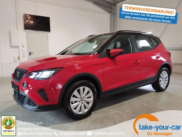 Seat Arona - Facelift! 1.0 TSI 110 PS-AndroidAutoAppleCarPlay-LED-Limiter-SHZ-PDC-16"Alu-Sofort Vorlauffahrzeug