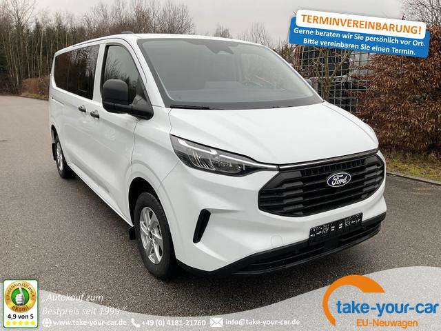 Ford Transit Custom - 320 L2 AWD Trend Kombi 2.0 Allrad H1 Trend, 8-Sitzer, AHK, Navi, Heckflügeltür Vorlauffahrzeug