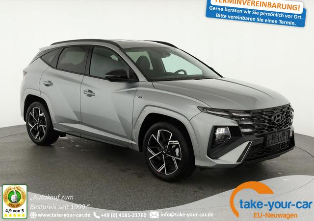 Hyundai TUCSON - N Line Mild-Hybrid 2WD 1.6 T-GDI DCT N-LINE, Facelift, Navi, 19-Zoll, Teilleder Vorlauffahrzeug